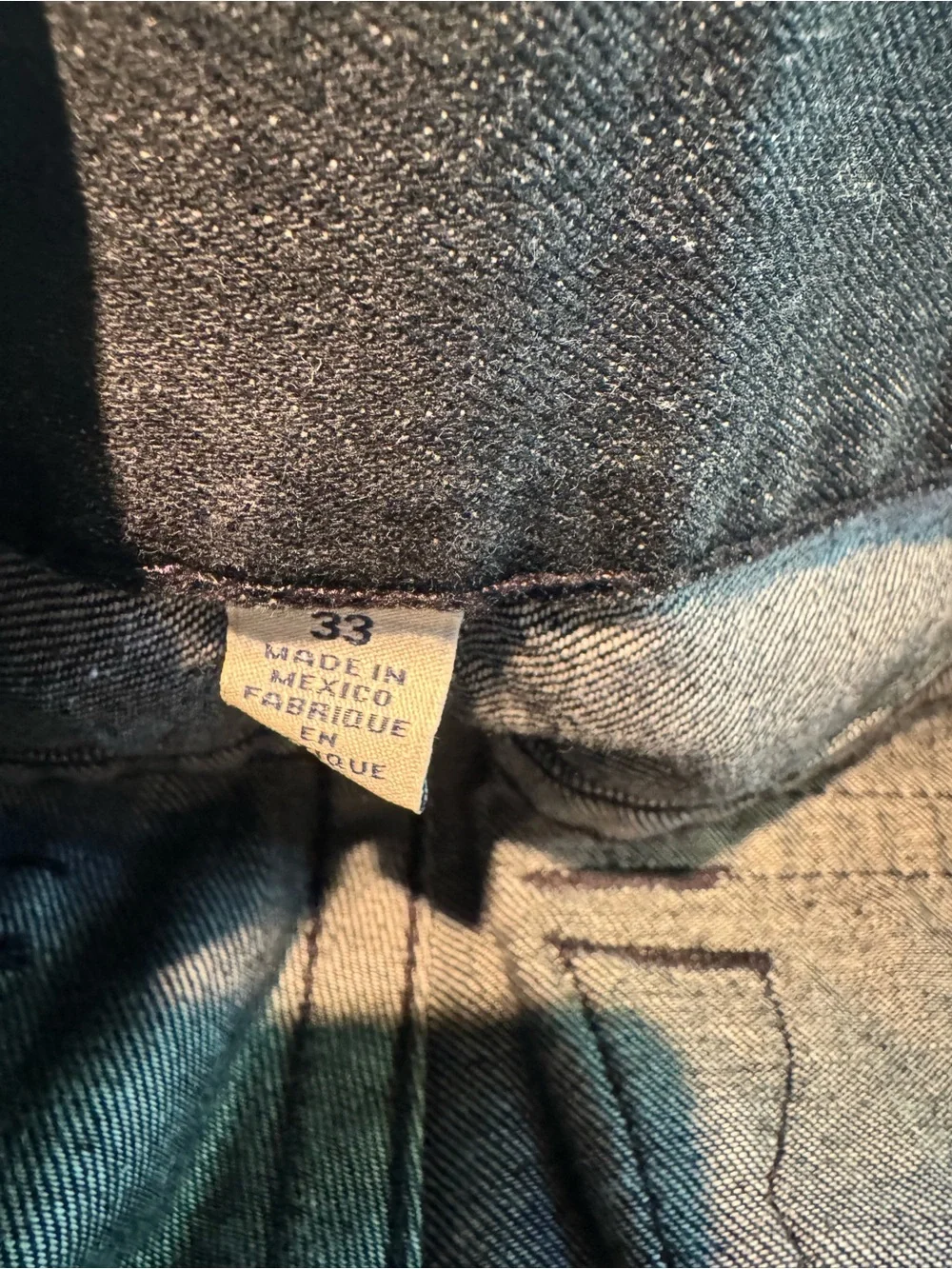 True Religion Ricky Straight Leg Flap Pocket Black Jeans Size 33